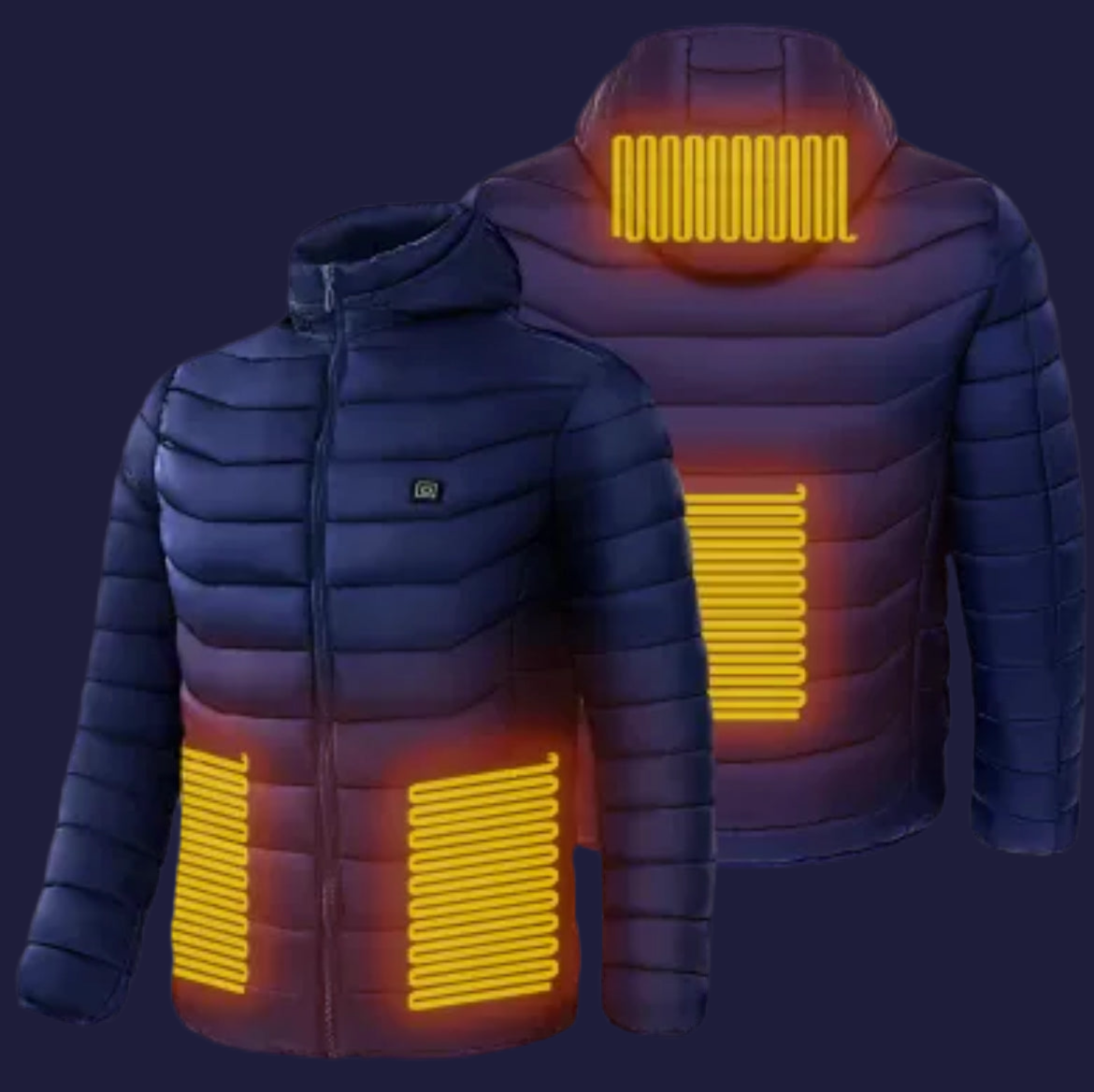Beheizte Herren Jacke