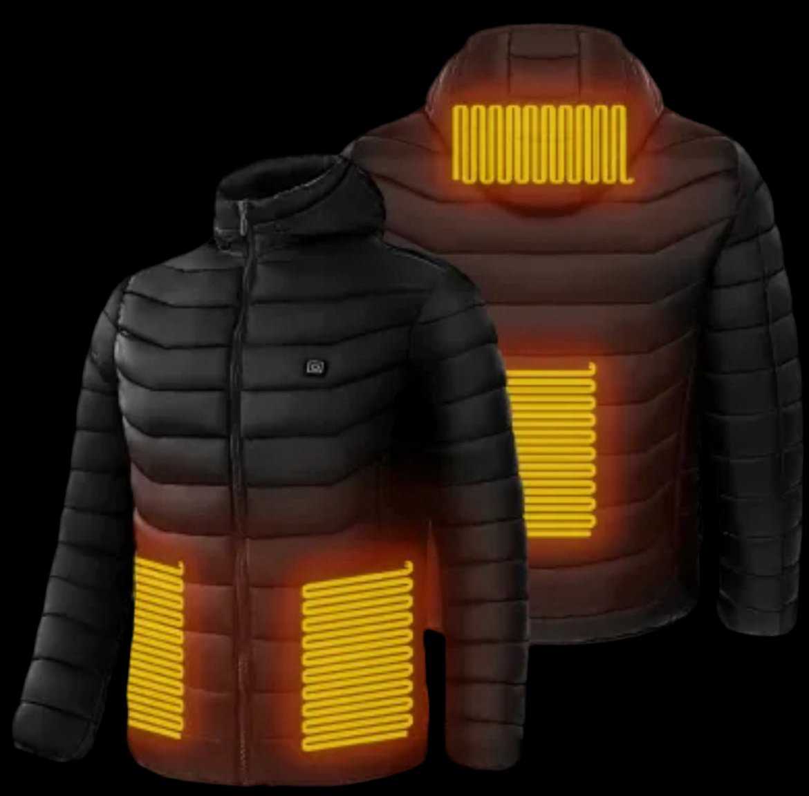 Beheizte Herren Jacke