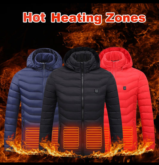 Beheizte Herren Jacke